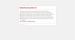 Desktop Screenshot of forum-polen.nl